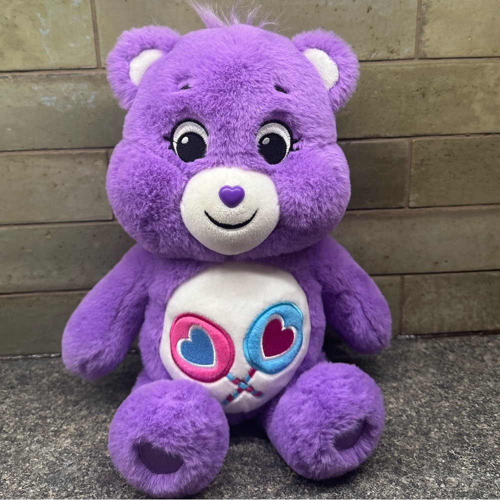 Care Bears Share Bear Purple Plush Toy